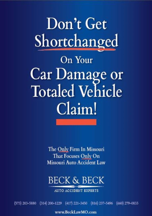 Free Offer: Don't Get Shortchanged on Your Car Damage or Totaled Vehicle Claim